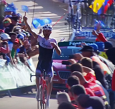 Frank Schleck remporte la 16 ème étape de la vuelta 2015  dans les asturies